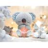 Simulated Breathing Koala Bear Plush Toy 25x15cm Brown Soother Stuffed Animal with Lullabies