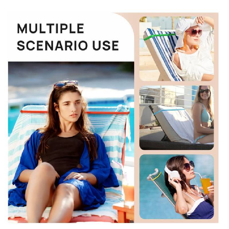 Mehrfarbige Silikonkordel-Bündel für Campingausrüstung und Reisezubehör