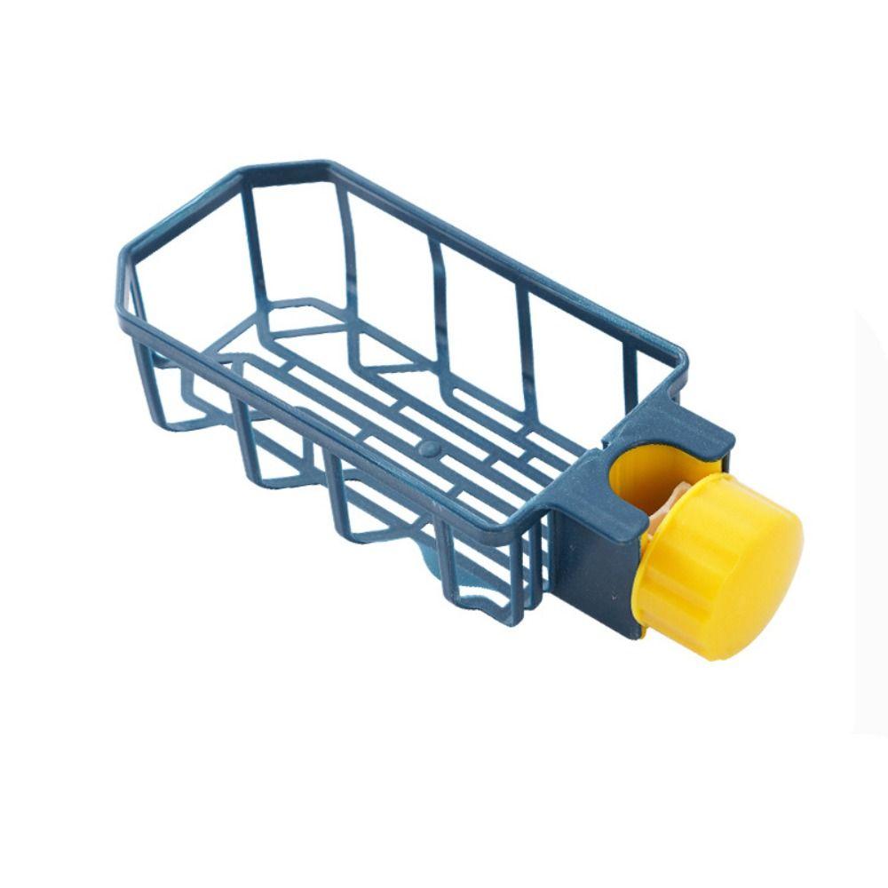 Adjustable Faucet Holder No Drill Sponge Storage Durable Sink Drain Rack  Bathroom Kitchen