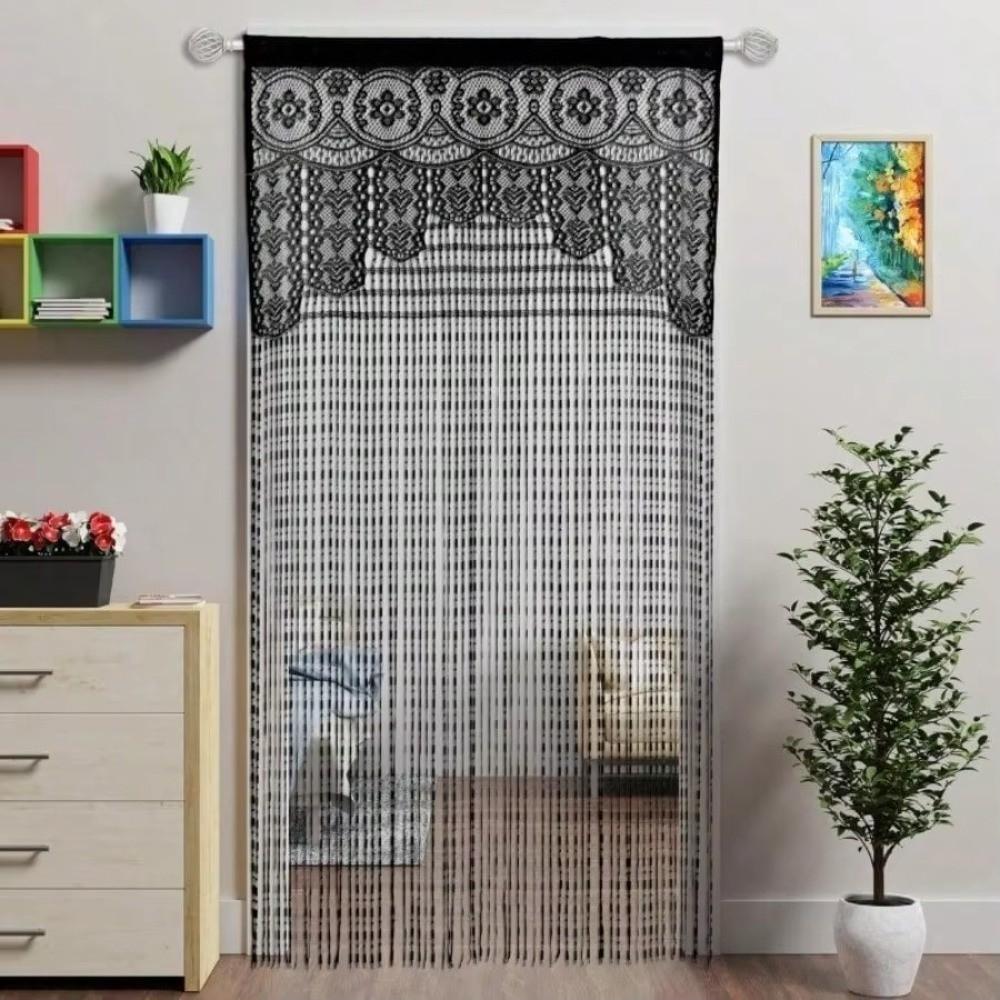 Macrame Lace Door String Curtain Jacquard Partition Curtain  Curtain Decorations