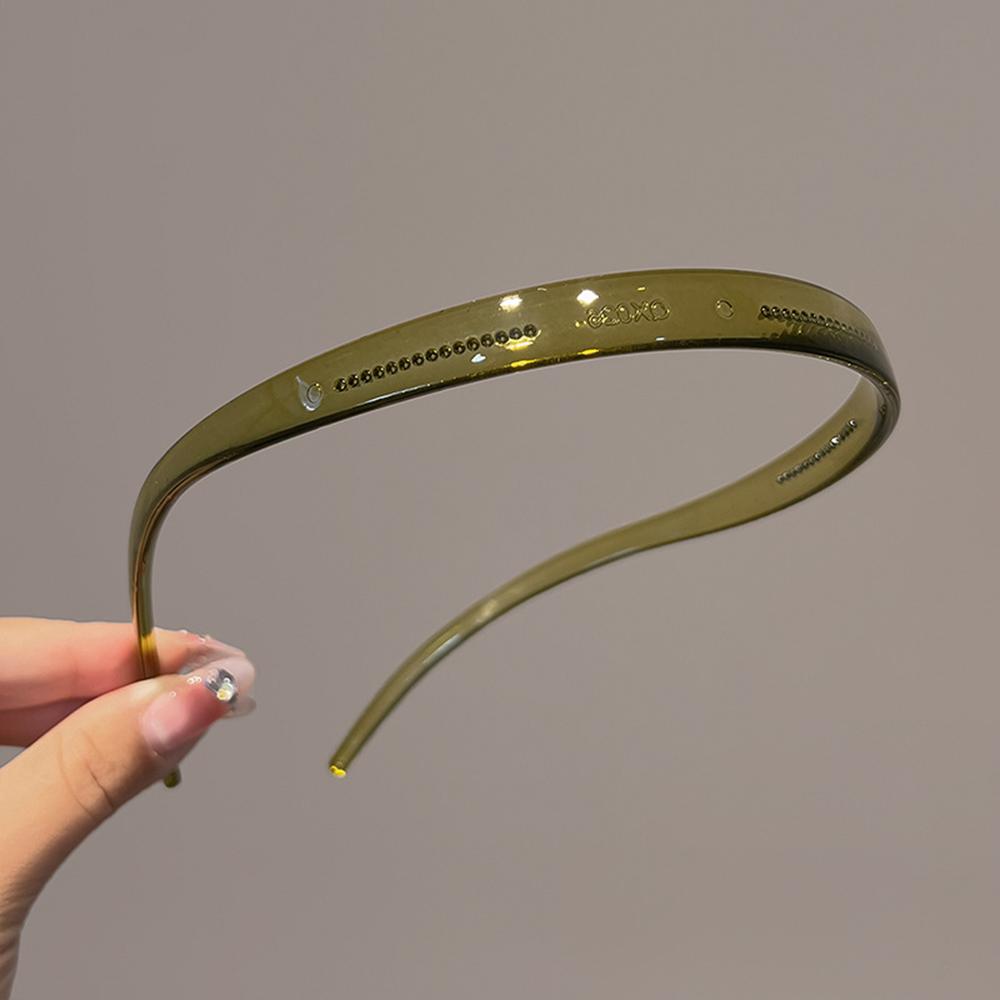 Fashion Sunglasses Shaped Headband Anti-Slip Acrylic Hairbands for Women Invisible Hair Hoops Fixed Headband Hair Accessories