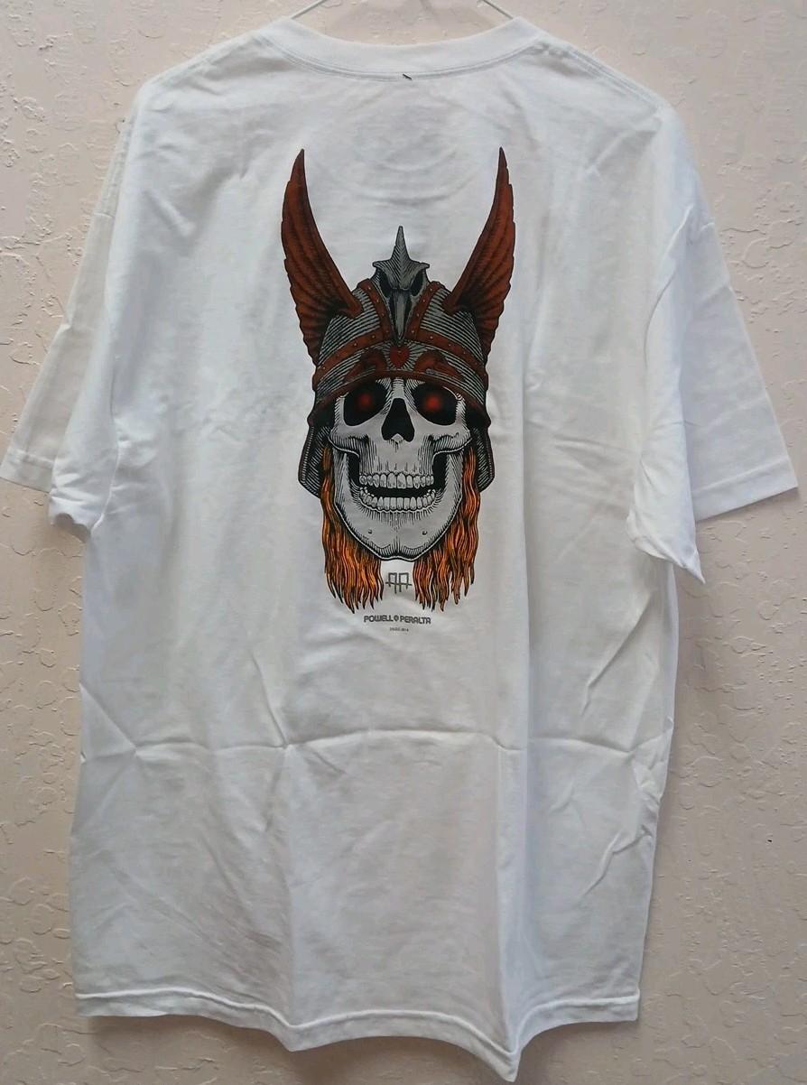 Powell Peralta Andy Anderson Heron Skull short sleeve tee White XL S разноцветный