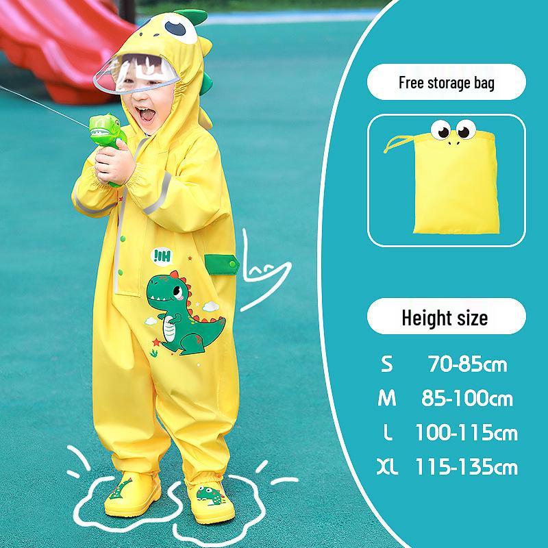 2025 Neues Wasserdichtes Ganzkörper-Regenmantel-Set für Jungen und Mädchen – Perfekt für Kindergartenkinder