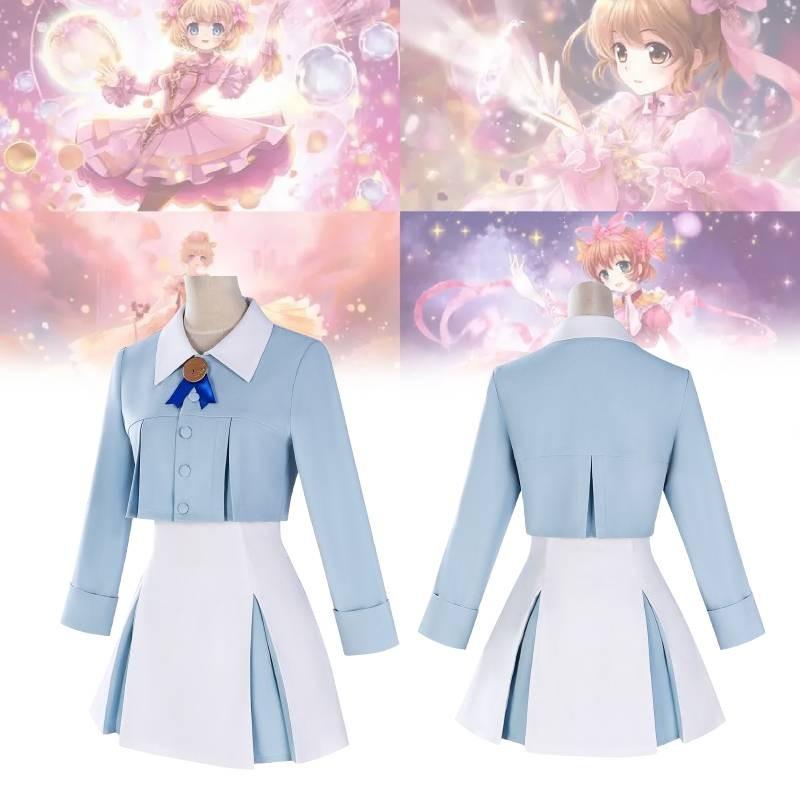 Card Sakura Captor Cosplay Set Comfortable Performance Gifts Girls Clothing