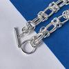 925 sterling silver 8-inch exquisite woven bracelet, fashionable men's and women's party wedding accessories and accessories