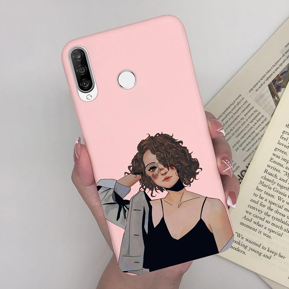 

Cartoon Cute Case For Huawei P30 Lite Butterfly Heart Cover Soft Silicone Protector Coque For Huawei P30lite MAR-LX1M Phone Case Huawei P30 Lite