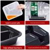Disposable Divided Plastic Meal Box