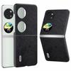 For Huawei Pocket 2 Phone Case Hard PC+PU Leather Litchi Texture Cover