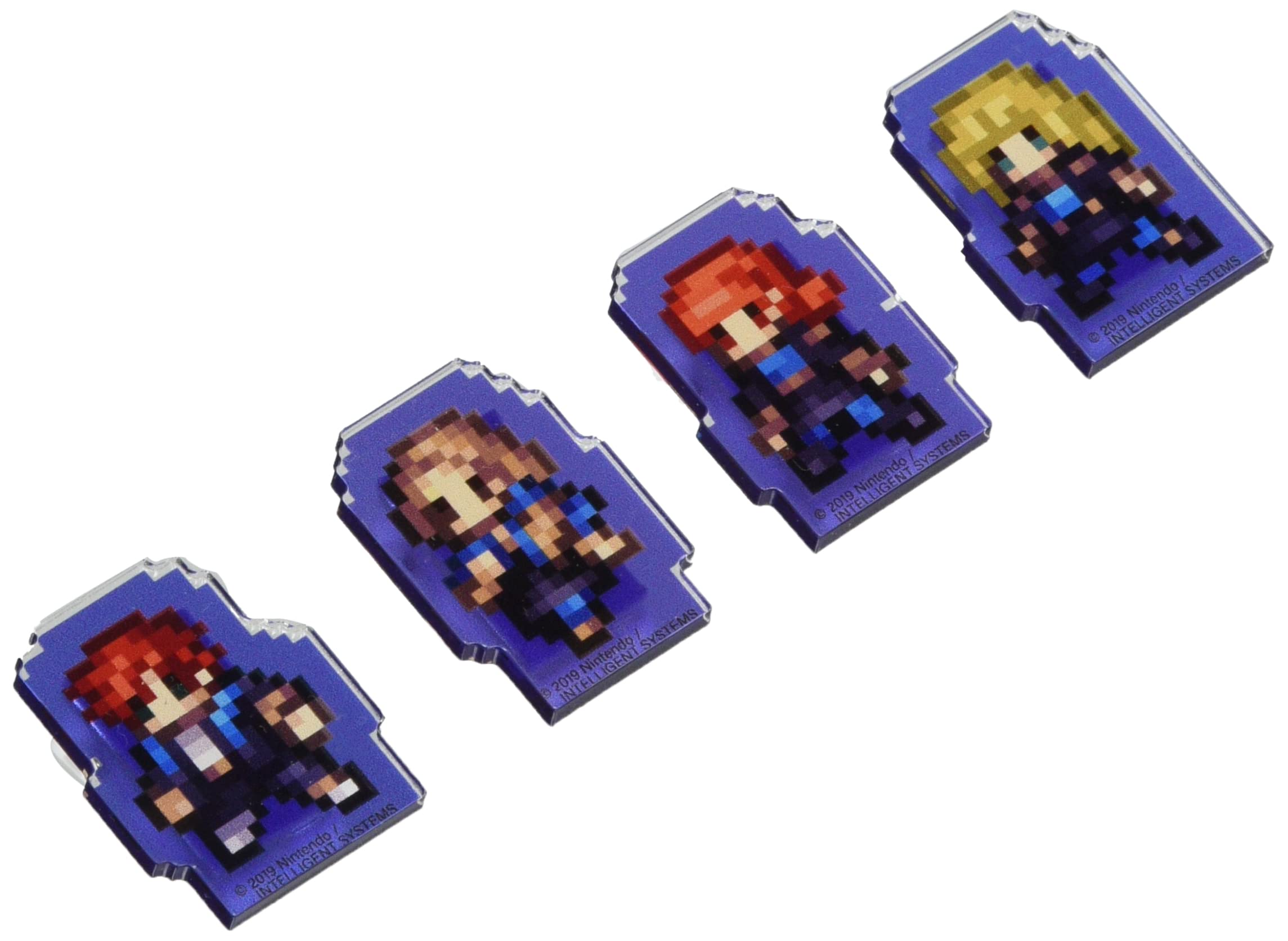 

Fire Three Houses Clear Clip Set of 4 Blue Lions Class B Emblem