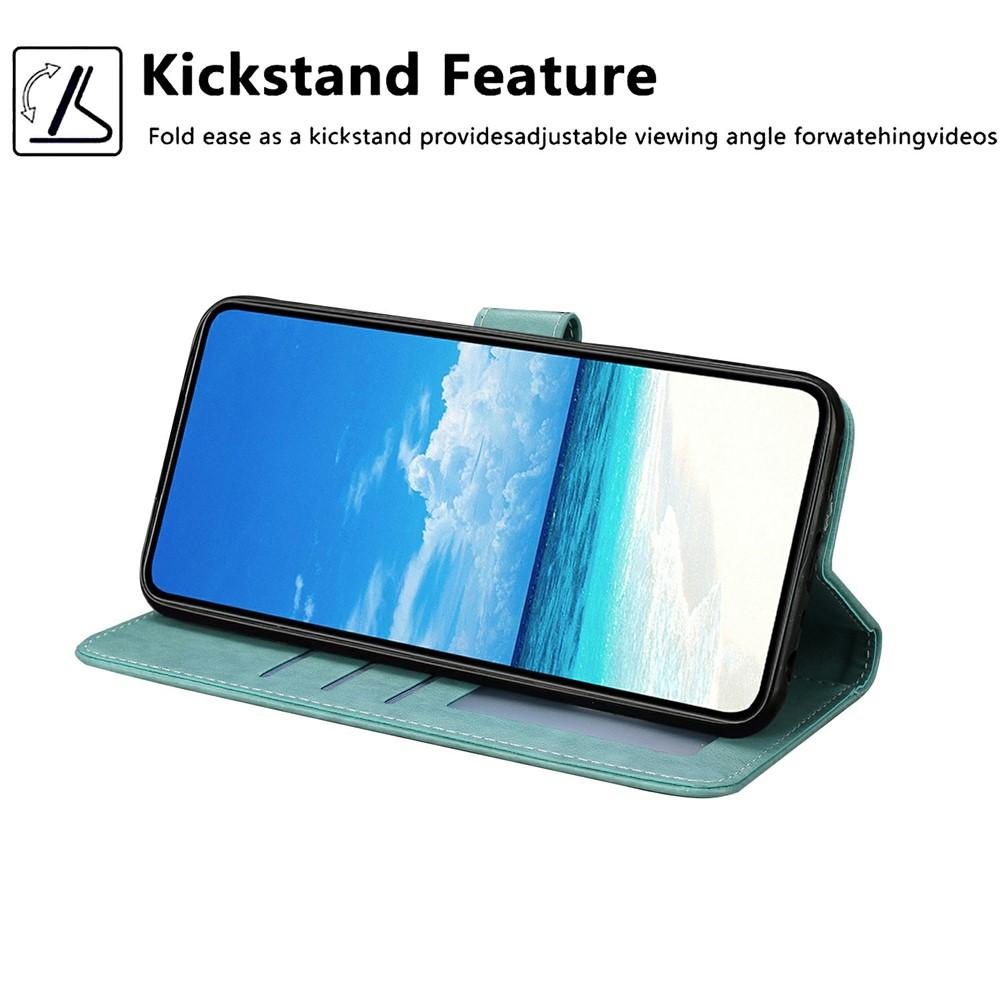 Wallet Case for Pixel - Leather/PU, Green, With Card Holder
