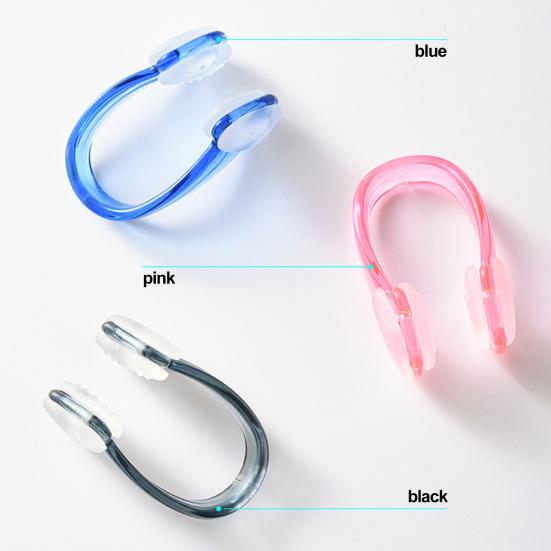 Swimming Nose Clip Non-slip WaterProof with Storage Box Anti-choking Water Silicone Kids Adults Swimming Nose Clip Swim Supply