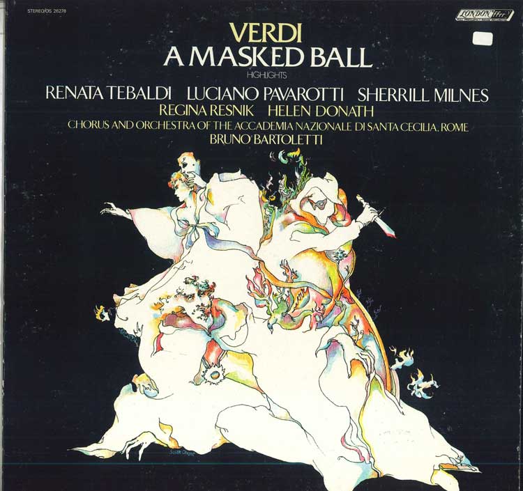 

LP Record VERDI RENATA TEBALDI LUCIANO PAVA Un Ballo In Maschera Highlights OS26278 DEUTSCHE GRAMM Germany Classical Used