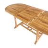 Salamanca Garden Table with Extra Extension, In Teak.