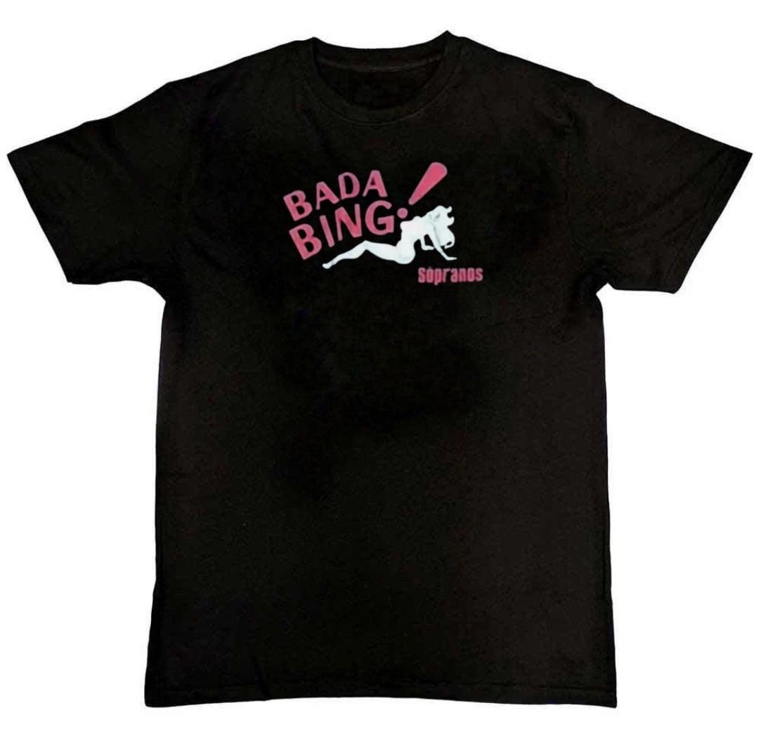Vintage 2000 The Sopranos  Bada Bing  Graphic Print T-Shirt S