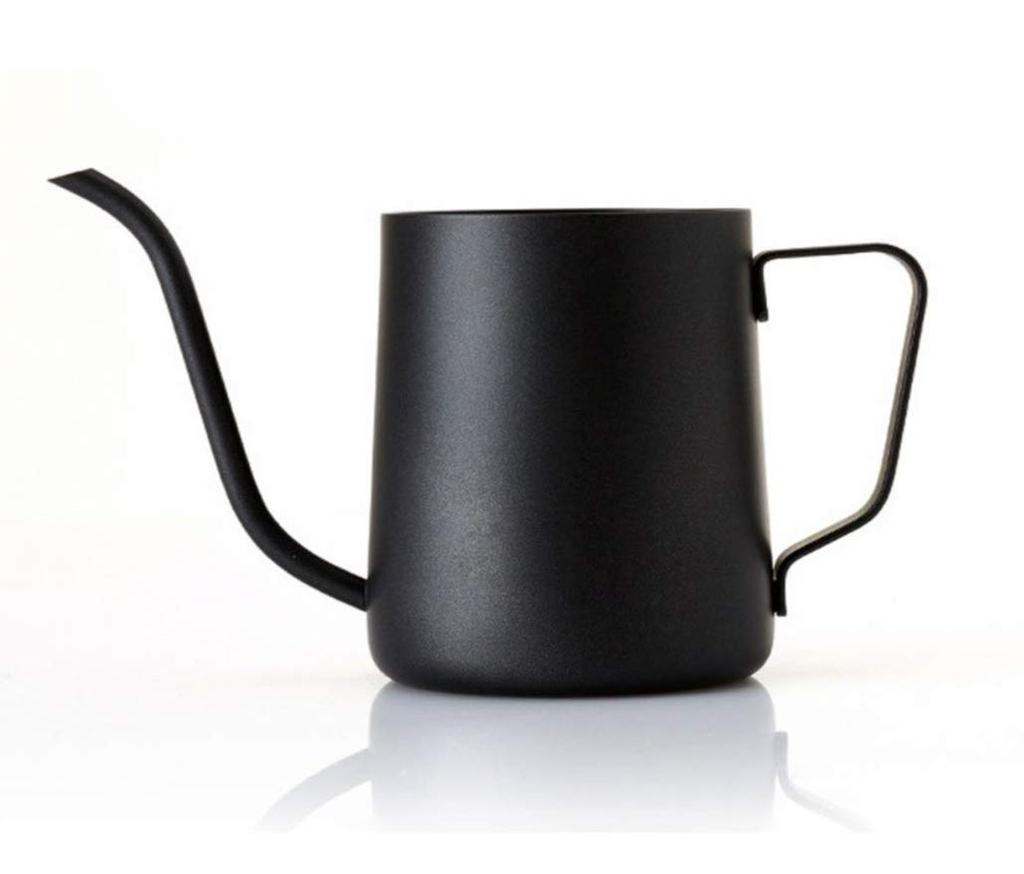 Mini coffee drip kettle, black, 350ml