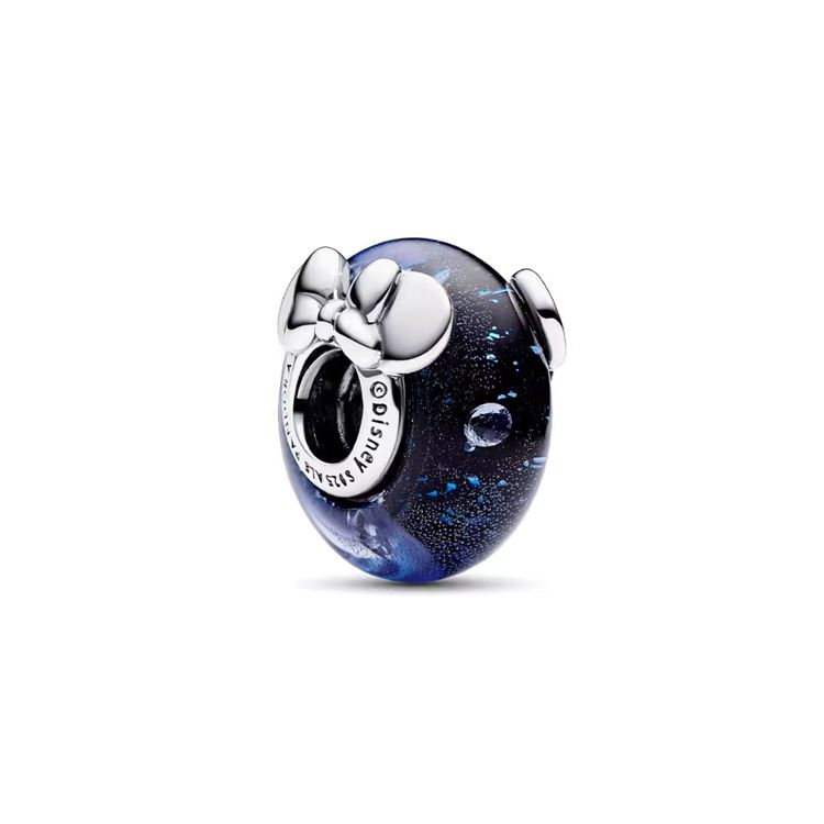 Pandora Butterfly Knot Design 925 Silver Glass Cubic Zirconia Pendant Women pendant Blue 792958C01 Box