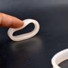 2 Stück Supergroß Flexibler Silikon Doppel Flared Ohr Tunnel Plug Ohr Piercing Flesh Tunnel Ohr Gauge Expander Dehner Piercing