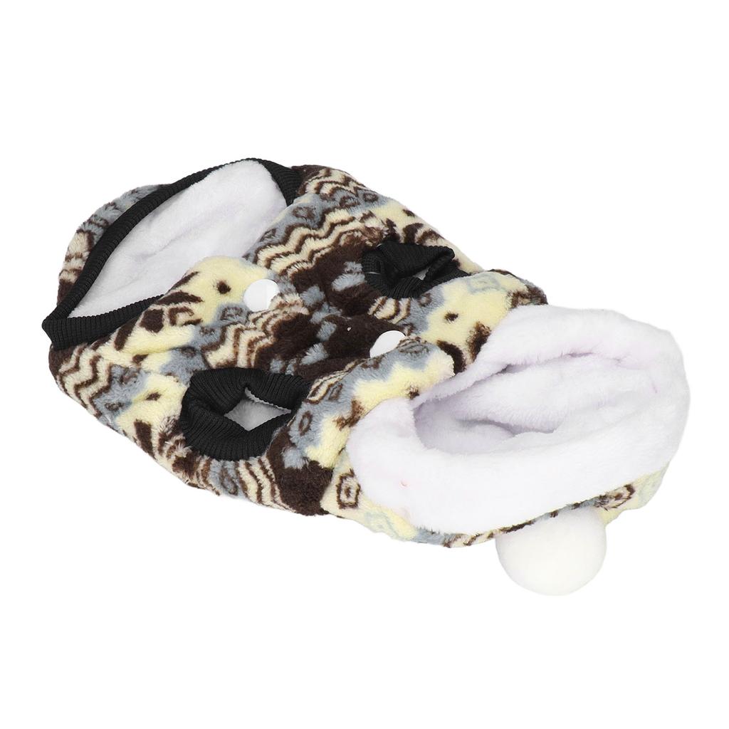 Veste à capuche en peluche pour chien Douce Chaude Légère Animal de compagnie Chat Sweat à capuche en peluche pour Petits Moyens Chiens Chats