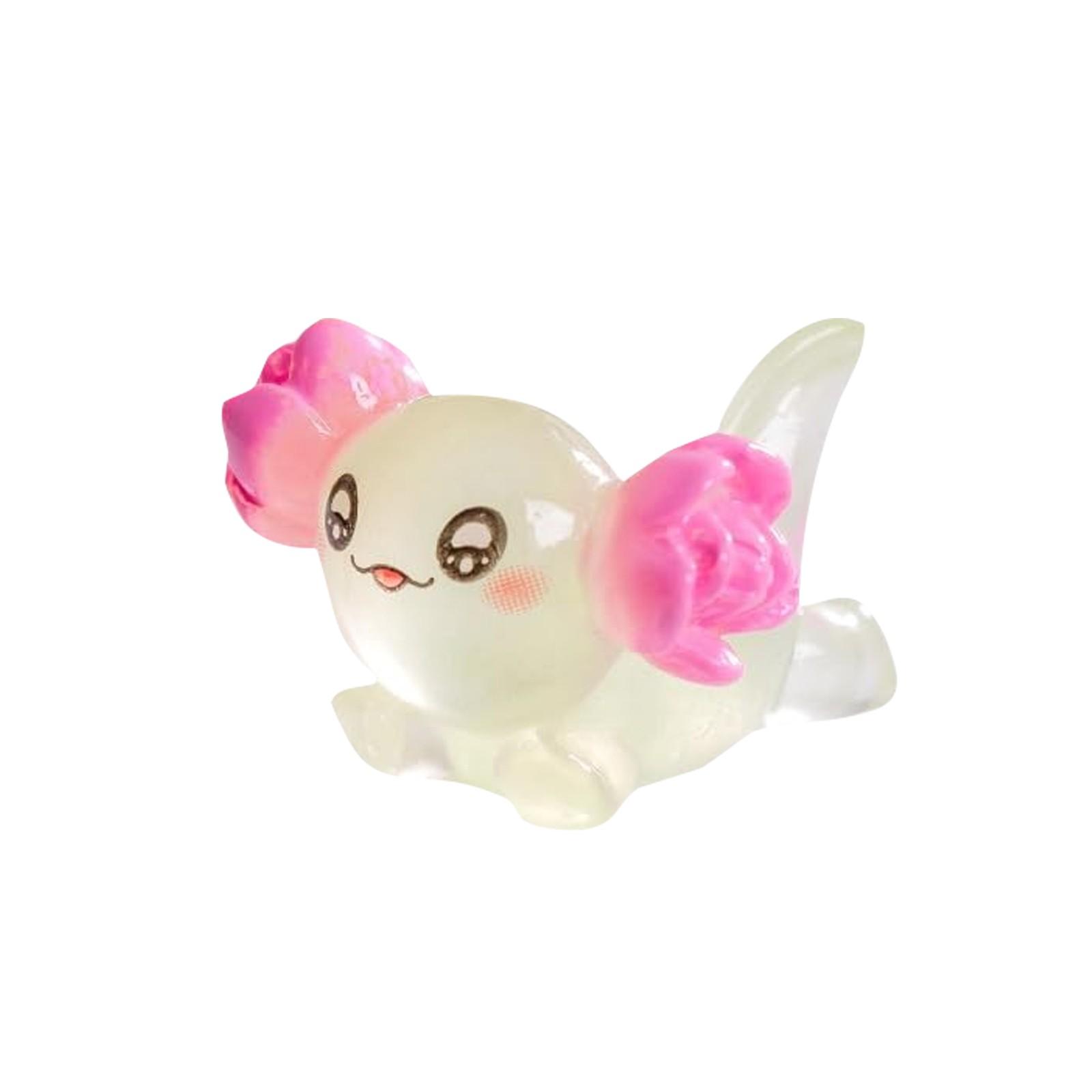 

Кукольный домик Декоративные светящиеся цветы Шестиугольный дракон Животное DIY Украшения Украшения One Size