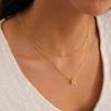 Trendy 26-Letter Pendant Layered Necklace: Elegant Women's Statement Clavicle Chain