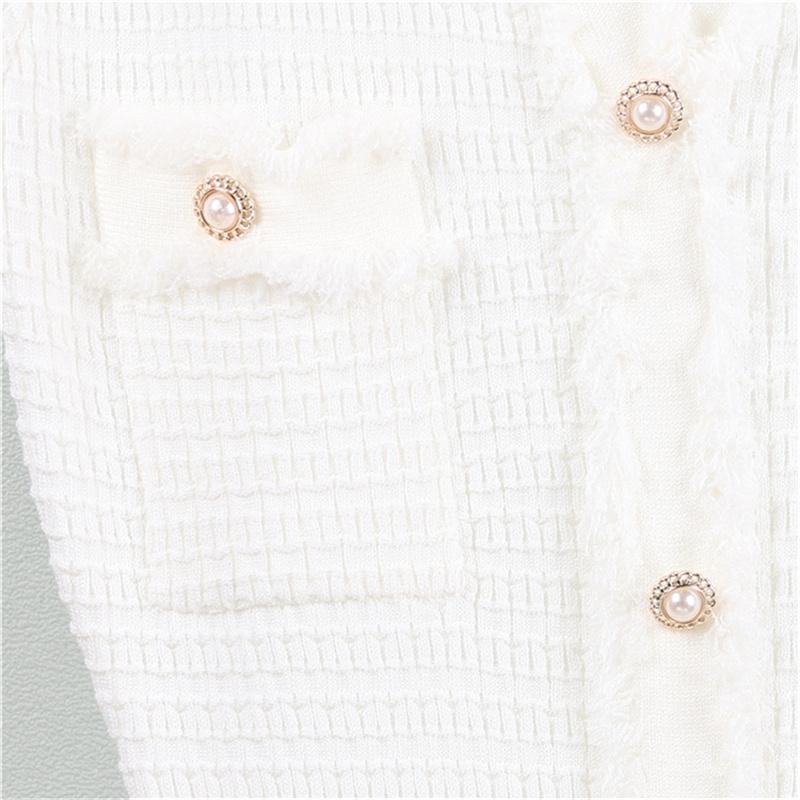 Summer women's knitted short sleeved dress Solid color temperament shows slimming mid length skirt