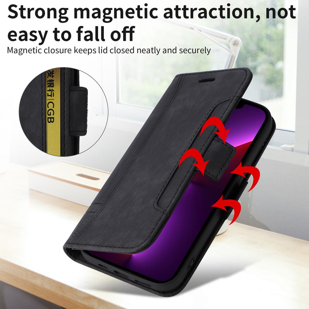 Luxury Leather Flip Phone Case for Samsung Galaxy S20 S21 FE S22 Plus S23 S24 Ultra Magnetism Shockproof Wallet Bracket Cover
