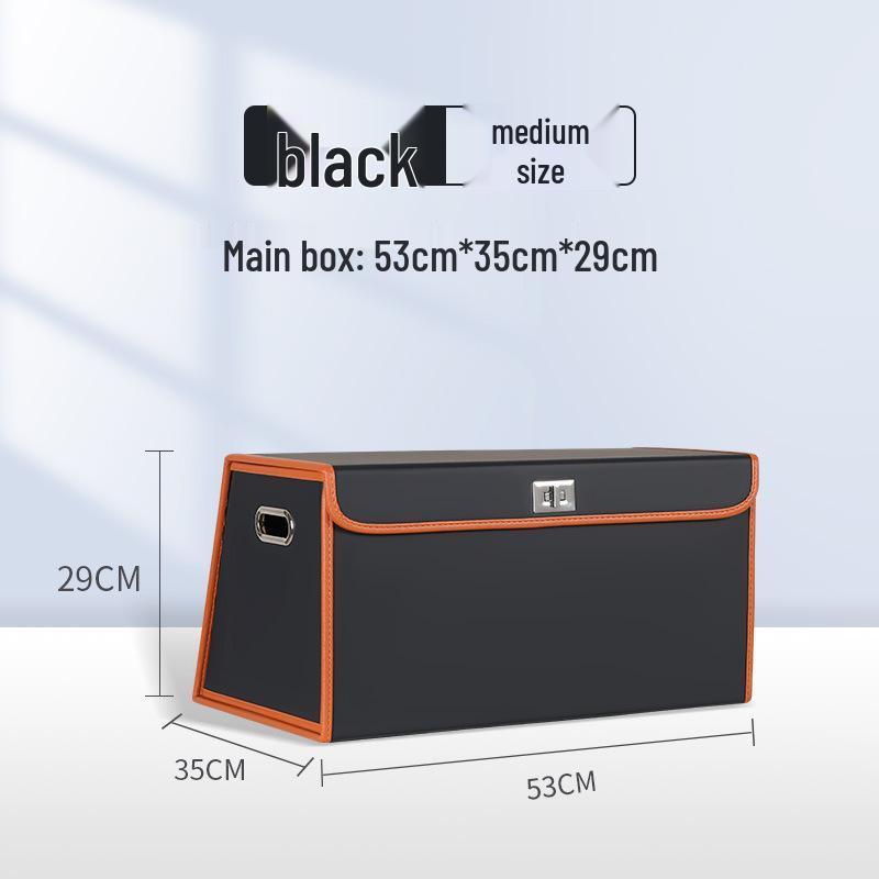 Foldable Car Trunk Organizer - Large Capacity Flip-Top Storage Box