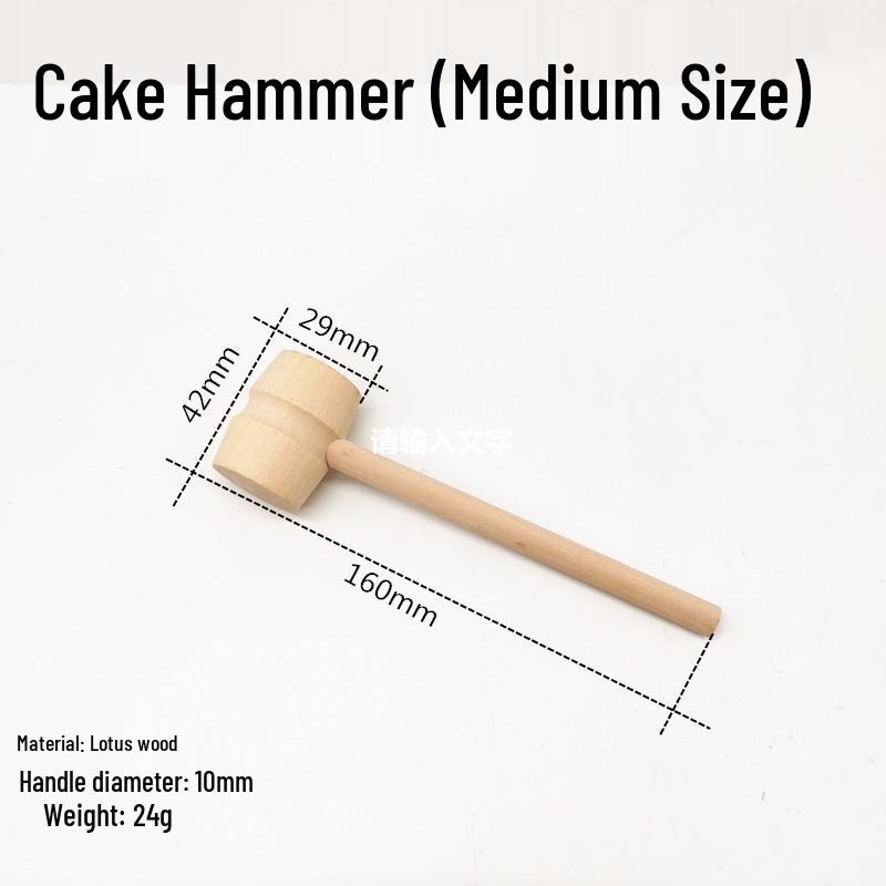 Wooden Batik DIY Kids' Hammer - Handmade Solid Wood Toy Hammer