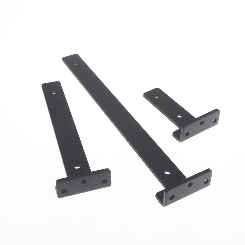 1 Ensemble Supports d'Étagère Robustes en Forme de L pour Cloison Support Métallique Industriel Support Mural Étagère Fixe Avec Vis