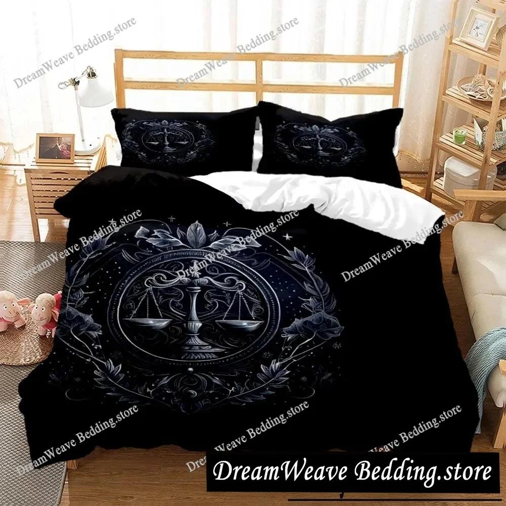 Constellation Personalized Print Quilt Cover Soft and Comfortable Comforter Bedding Sets Complete Size Customizable Luxury Gift