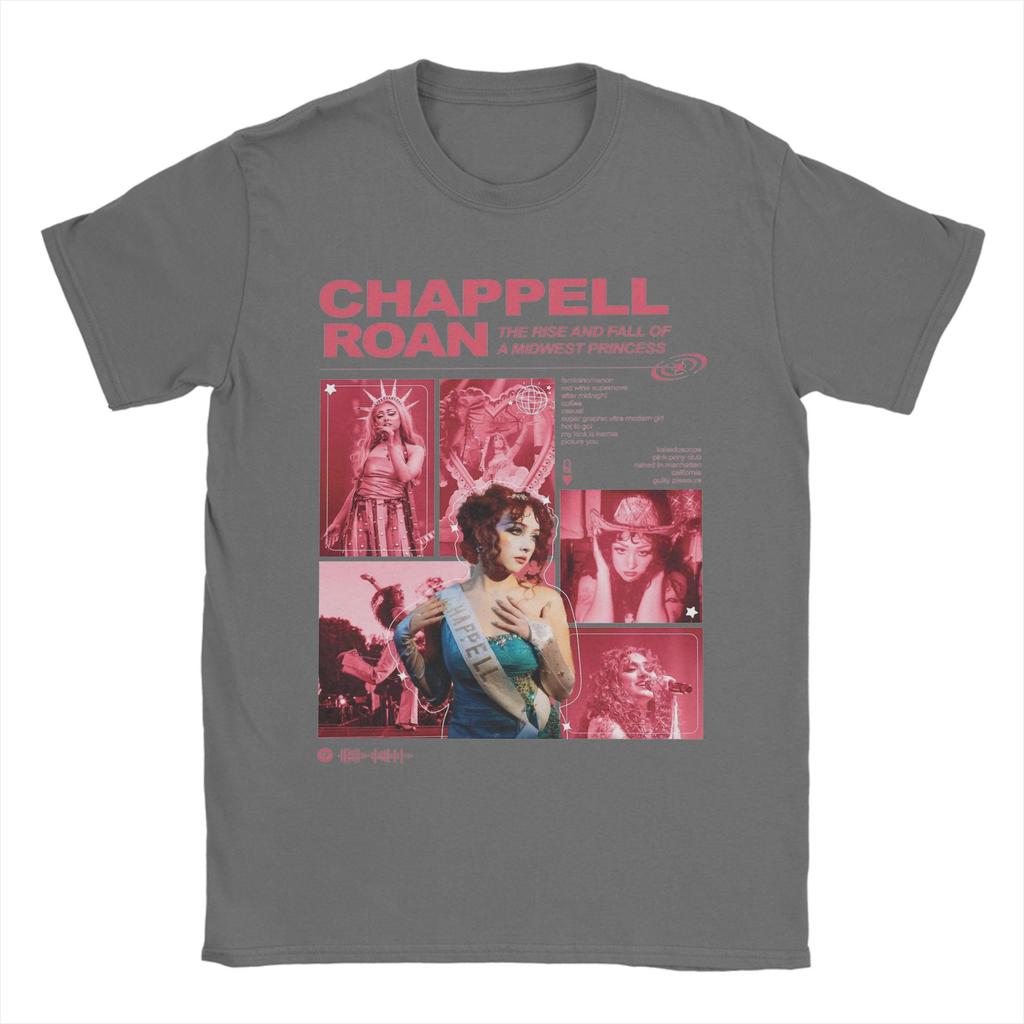 Midwest Princess Collage Chappell Roan TShirts Unisex Casual Cotton Tees Crewneck Short Sleeve T Shirts Gift Idea Clothes