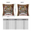 Not My Circus Not My Monkeys Square Pillowcase Polyester Linen Velvet Printed Zip Decorative Throw Pillow Case Bed Cushion Cover