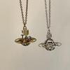 3D Saturn Planet Pendant Necklace for Women – Unique, Versatile, and Stylish Sweater Chain