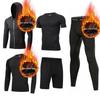 Men's 5-Piece Quick-Dry Sports & Fitness Set: Gym, Running, Basketball - All Seasons