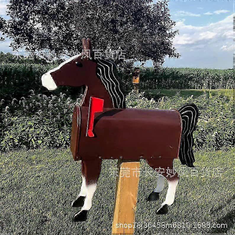 Metal Animal Mailbox Farm Animal Mailboxes For And Outside Garden Decor
