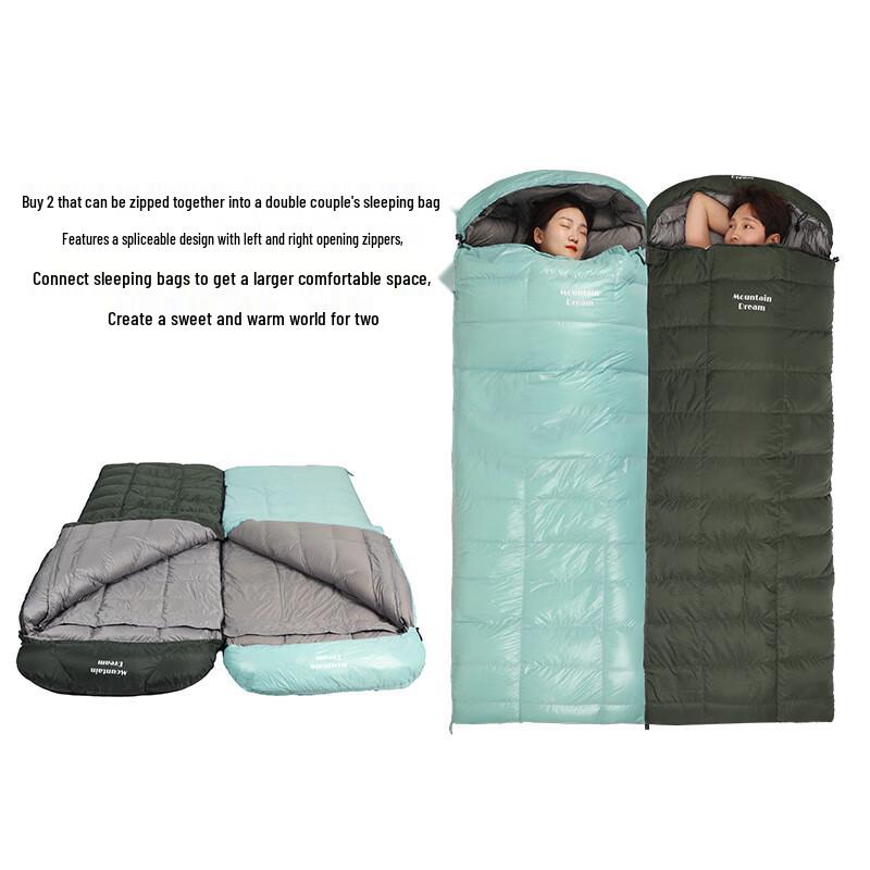 ZISIZ Outdoor Ultralight Goose Down Sleeping Bag