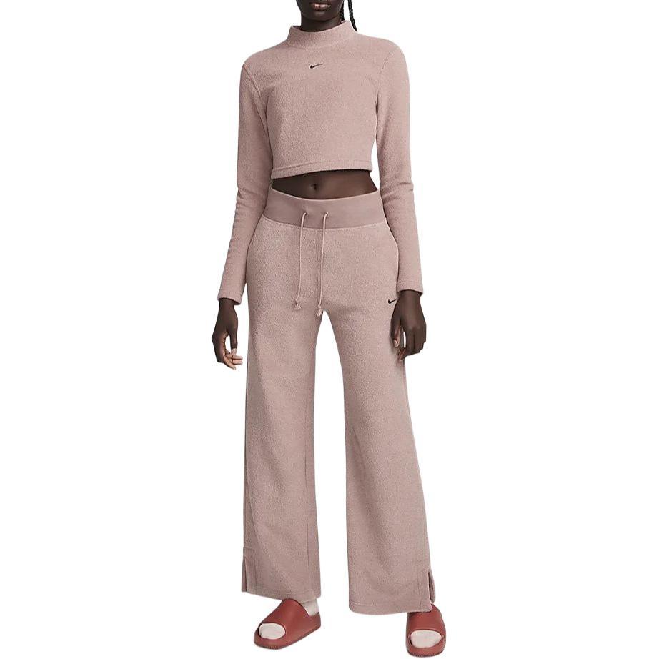 Nike Phoenix plush long-sleeve crop top Women's FN3620-208
