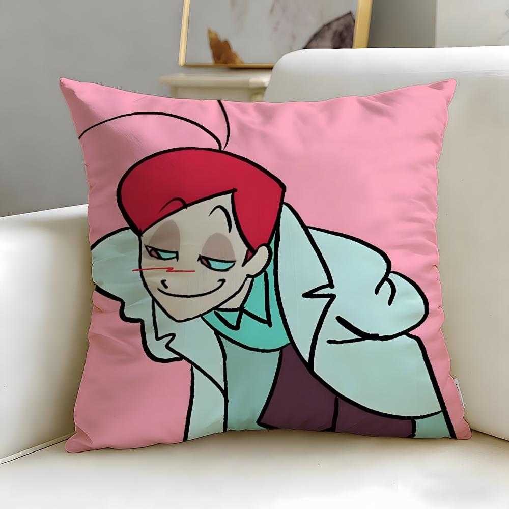 Beliebte Cartoon-Kissenhülle PSYCHO CUTIES – Weich & Leicht zu waschen – Vielseitig für Sofa, Bett, Reise und Büro