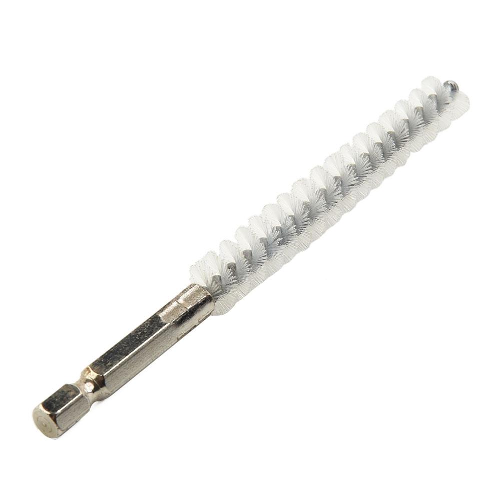 8-19mm Drill Brush Hex Bar Hex Bar Nylon Wire Washing Polishing Tool