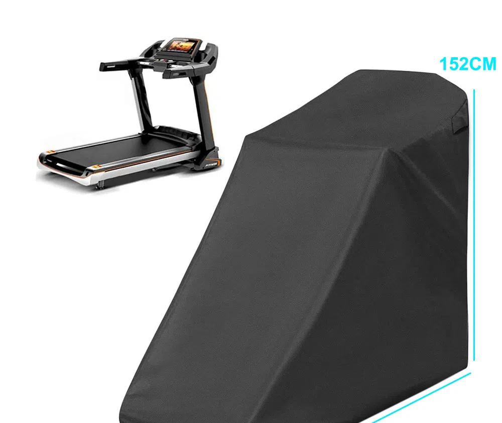 420D Oxford Cloth Coated Silver Top with Ventilation Opening, Left Handle Triangle Treadmill Dust Cover