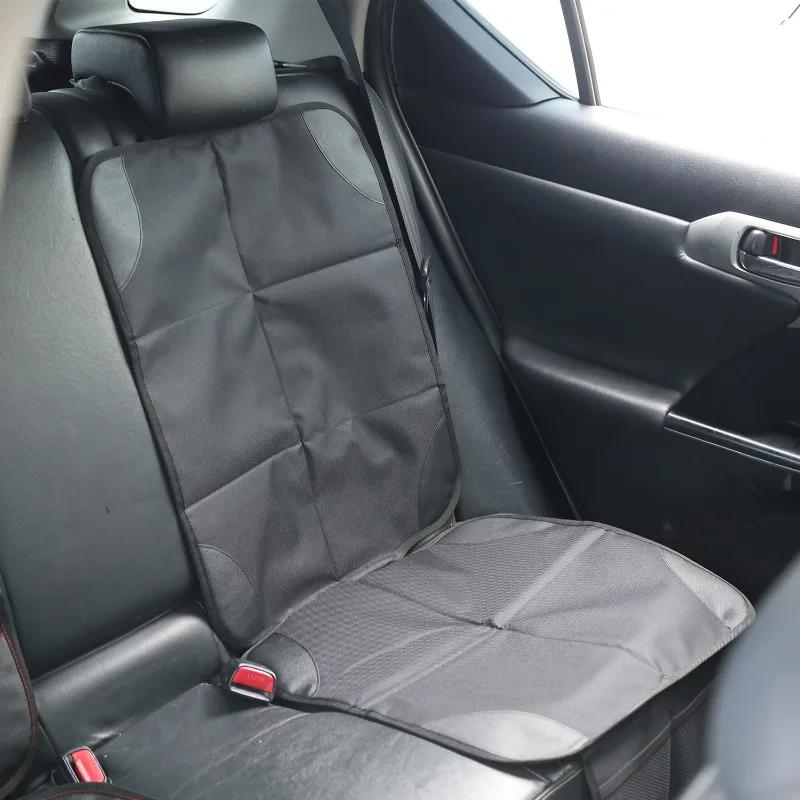 Car Seat Protector Cover Waterproof Anti-Scratch Stain Resistant with Storage Pockets Car Interior for Child Baby Pet Non-Slip