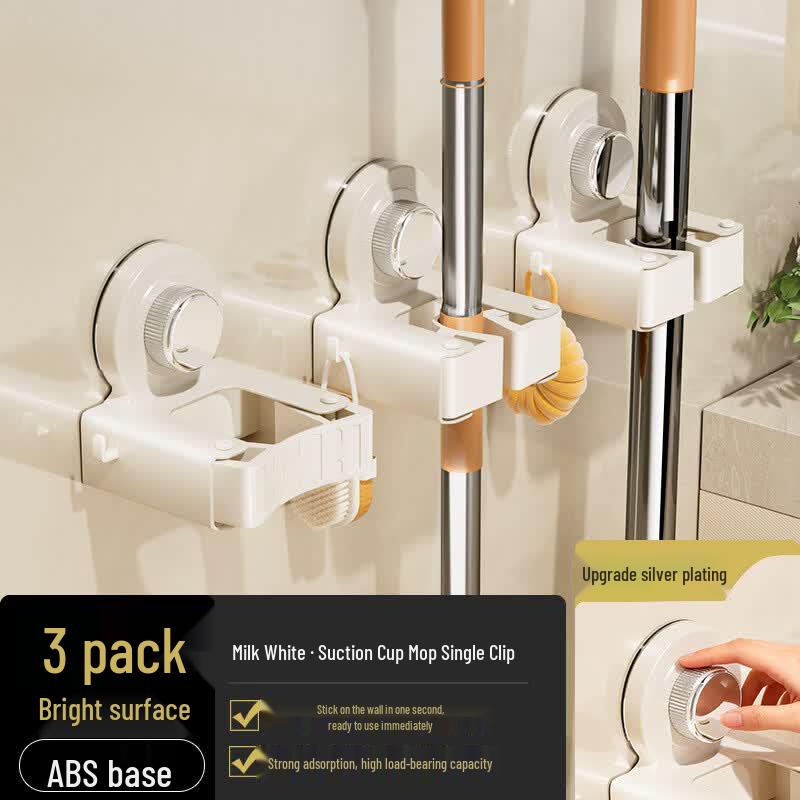 YIXI Adhesive Mop & Broom Holder