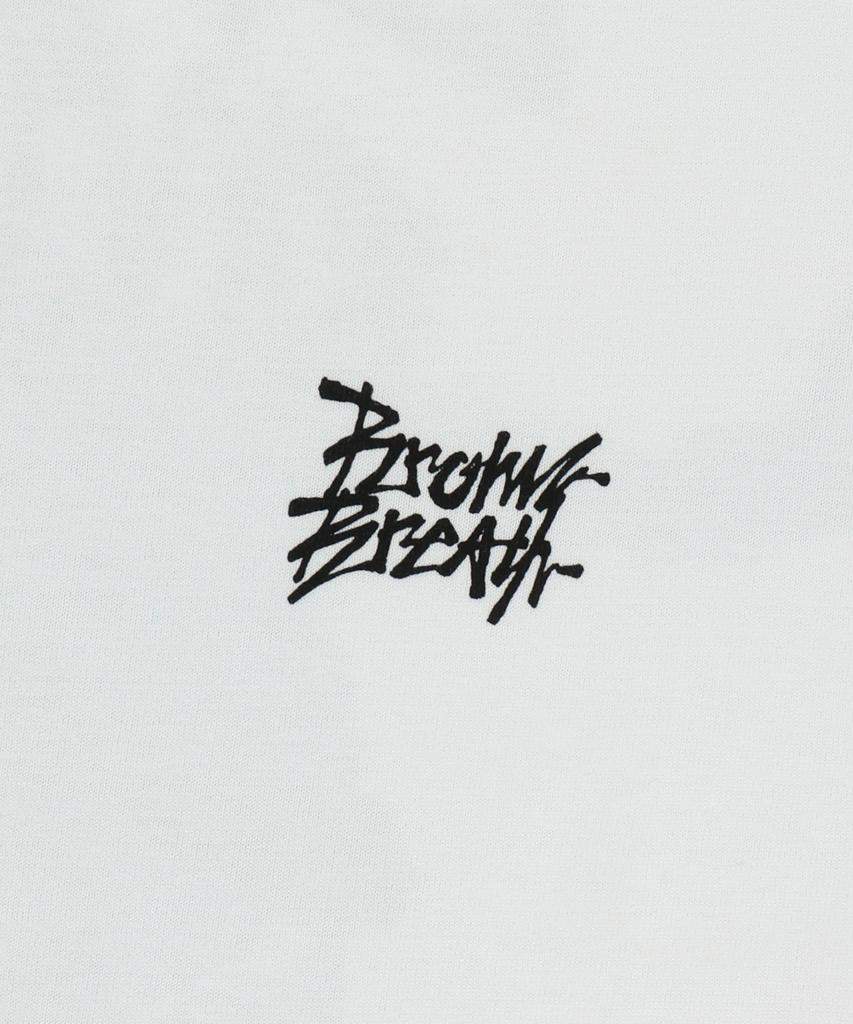 BROWNBREATH Kickflip Graphic Tee - White