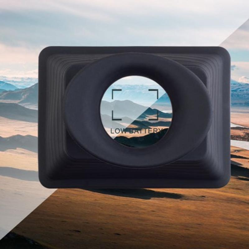 DSLR Camera LCD Screen Loupe, 3.2X Magnification Camera Screen Sunshade Hood for Clear Outdoor Viewing