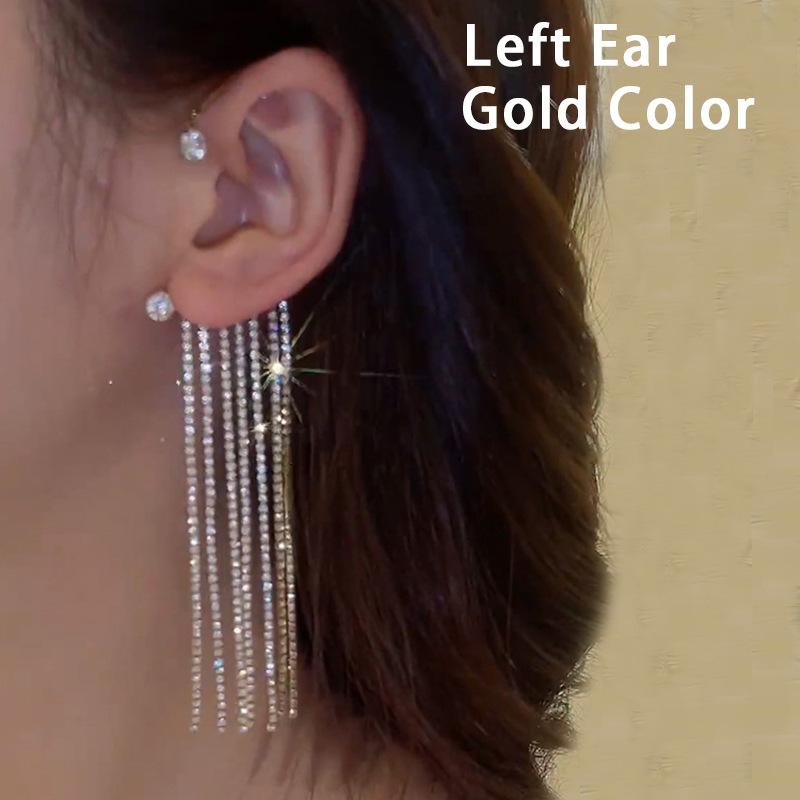 Ohrclips aus plattiertem Metall mit Schmetterlingsmotiv für Frauen, Ohrclips ohne Piercing, funkelnder Zirkonia-Ohrring, Modeschmuck