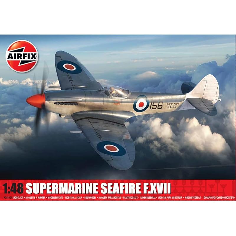 

airfix 1/48 supermarine seafire F.17 plastic model X-6102A