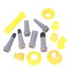 15/18Pcs Caulk Finisher Kit Glass Glue Caulking Nozzle Tips With Connection Bases Replacement For Bathroom Kitchen Doors