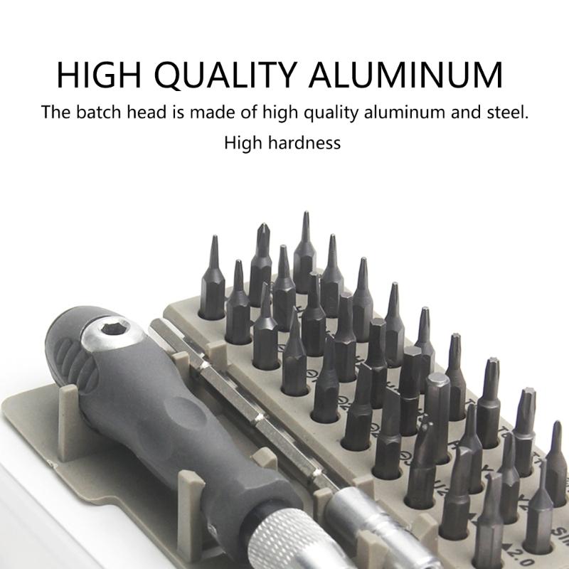 Multifunctional Screwdriver Set For Smartphone Repair Includes Compact Storage Case And Magnetic Bits Anti Loss Design