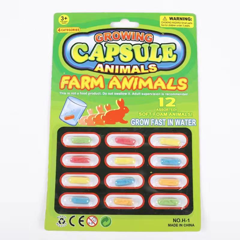 

Children s Expanding Dinosaur and Marine Life Sponge Capsule Toy