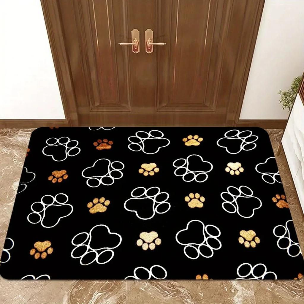 1PC Dwarf Pattern Door Mats Kitchen Rugs Non-Slip Pop Arts Design Living Room Rugs Bath Mat Carpet for Home Sink Laundry Decor